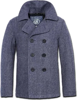 Produktbild von Brandit Pea Coat Jacke, schwarz, 6XL