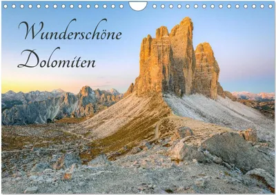 Produktbild von Wunderschöne Dolomiten (Wandkalender 2025 DIN A4 quer), CALVENDO Monatskalender