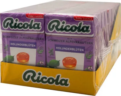 Produktbild von Ricola Holunderblüten Bonbons, 20x 50g