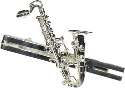 Produktbild von Saxofon Krawattennadel Krawattenhalter Miniblings Sax Saxophon Musik silber +Box