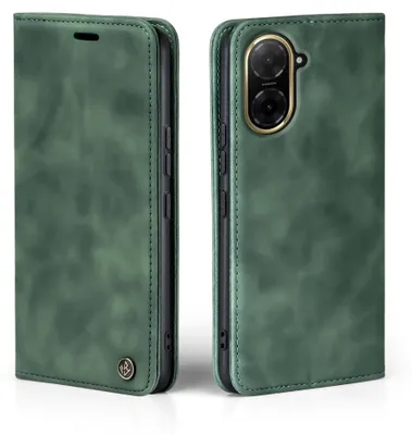 Produktbild von Handy Hülle für Xiaomi Redmi A5 Klapphülle Bookcase Flip Cover Handy Tasche Etui Farbe: Grün