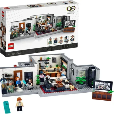 Produktbild von LEGO 10291 Icons Queer Eye – Das Loft der Fab 5, Modellbauset mit Minifiguren für Erwachsene, Netflix-Sammlerreihe, Geschenkidee