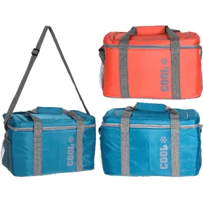 Produktbild von Isolierte Kühltasche 16L mit Reißverschluss, verstellbarem Schultergurt und praktischer Tasche