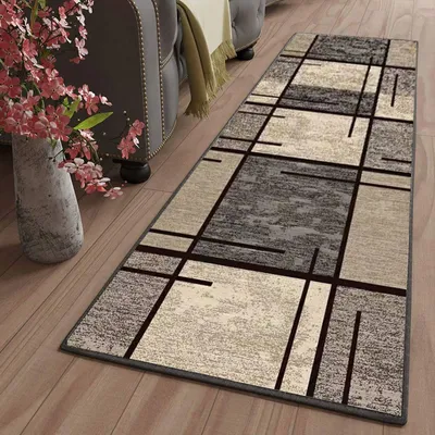 Image de Tapis de cuisine antidérapant, dimensions 40 x 200 cm, idéal pour la cuisine et le salon