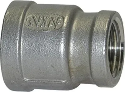 Produktbild von Riegler Reduziermuffe, rund, G 1/2 i., G 3/8 i., Edelstahl 1.4408
