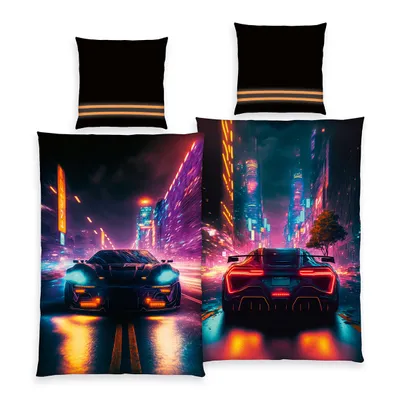 Produktbild von Neon Car Bettwäsche