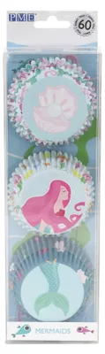 Obrázek produktu pro Košíčky na cupcaky 60ks - bmořská víla