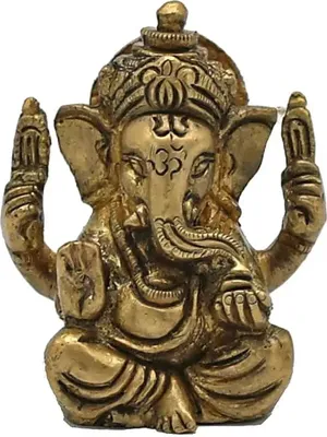 Produktbild von Ganesh-Messingminiatur – 116 G; 5 cm