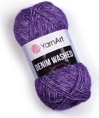Produktbild von Yarn Art Denim Washed 907 Purple Strickgarn