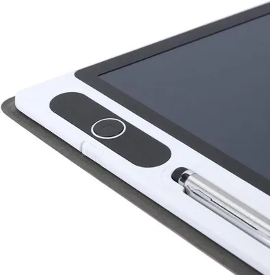 Flexibles LCD Zeichentablett 9 Zoll - Elektronisches Notizbuch mit Kunstledertasche für handschriftliche Notizen und