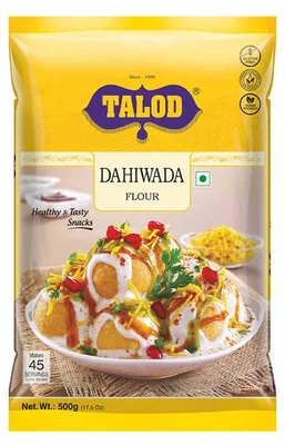 Zdjęcie produktu dla Mieszanka mączna Talod Dahiwada Flour Mix 500 g - lekka struktura