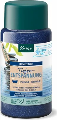 Image de Cristaux de bain Kneipp « Détente profonde » – Patchouli, 600 g
