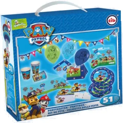 Obrázek produktu pro Paw Patrol - Párty kufr pro 6 osob - chlapci