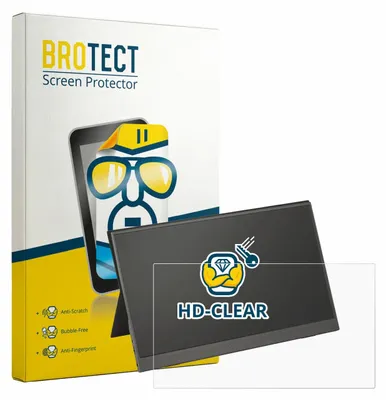 Produktbild von Für TRONIC Monitor 15.6" Schutzfolie BROTECT Displayschutz Display Schutz Folie Klar Transparent