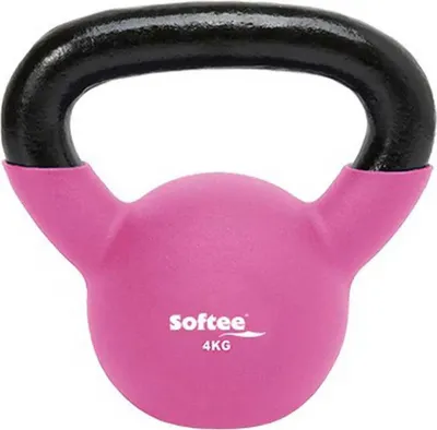 Obrázek produktu pro Softee Neoprene 4kg Kettlebell Pink 4 kg Pink 4 kg