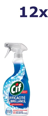 Produktbild von 12 x Cif 750 ml Badreiniger für Wirksamkeit und Glanz