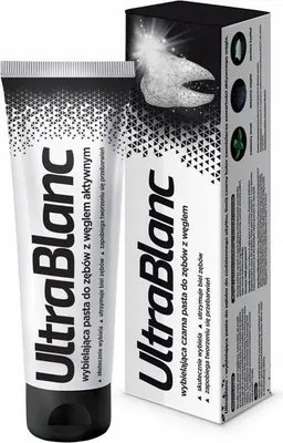 Image de UltraBlanc Dentifrice noir blanchissant au charbon, 75 ml