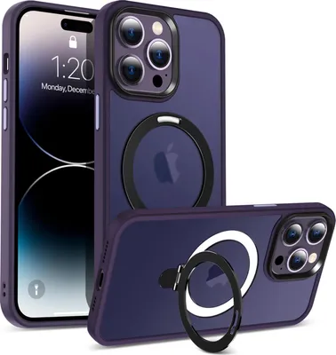 Anello Rotante 360 Custodia IPhone 15 Pro Max Xinyunew - Cover Antiurto Con Anello Rotante E Supporto Magnetico Custodia Cellulare - Foto 9