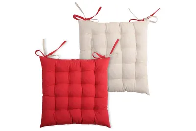Produktbild von Stoff Duo Galette 16 Pkt Bico.40x40cmrot - Stoff