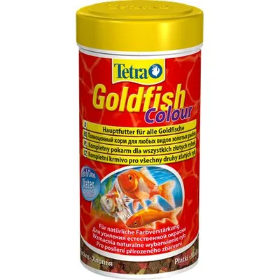 Produktbild von Tetra Goldfisch Farbflocken 250ml - Grundnahrung für Goldfische Tetra