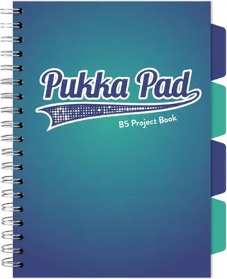 Zdjęcie produktu dla Kołozeszyt Pukka Pad B5 Project Book Blue morski - Pukka Pads
