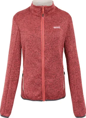 Produktbild von Regatta - "Newhill II" Fleecejacke Durchgehender Reißverschluss für Damen RG11446 (34 DE) (Pfirsichblüte/Helles Vanillegelb)