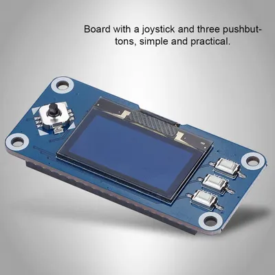 Obrázek produktu pro Rozšiřující deska HAT s 1,3palcovým OLED displejem pro Raspberry Pi 2B/3B/Zero/Zero W