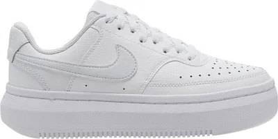 A white Nike Court Vision Alta Ltr shoe is shown from the side against a white background.