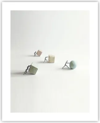 Produktbild von Poster - Poster ohne Rahmen - Symbol Kugel Würfel - 40x50 cm - Wand Bild - Wanddeko - Wandbilder - Kunstposter - Wandposter - Bilder - Kunstdruck - Wanddekoration - Wandbild - P2XPA40x50-4688