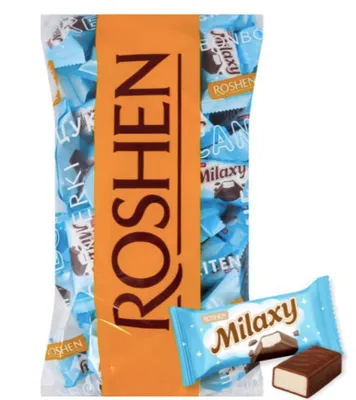Produktbild von Roshen Milaxy Marshmallows in Schokolade 1kg