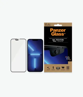 Obrázek produktu pro PanzerGlass 2749, Apple, Apple - iPhone 13 Pro Max, Aplikace nasucho, Odolné proti poškrábání, Odolný proti nárazům, Antibakteriální, Průhledná, 1 kusů