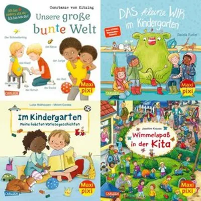Produktbild von Maxi-Pixi-4er-Set 95: Neues aus dem Kindergarten (4x1 Exemplar)