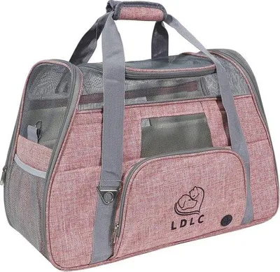 Image de Porte-chien avec filet respirant et tapis en polaire pliable