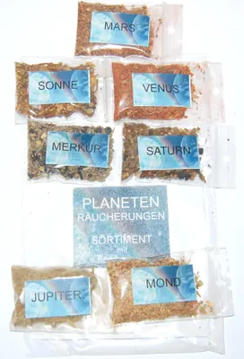 Produktbild von Räucherwerk; Planetenräucherungen mit Sieben Räucherproben