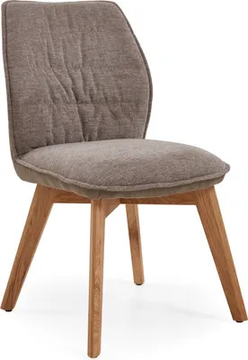 Produktbild von Niehoff Sitzmöbel Gent Schalenstuhl - Eichengestell/Stoffbezug