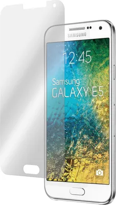 Produktbild von 4er-Pack PhoneNatic Displayschutzfolien matt  kompatibel mit Samsung Galaxy E5