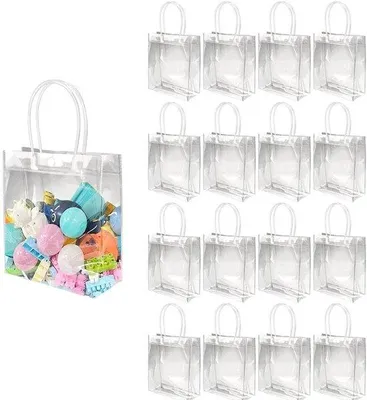 Zdjęcie produktu dla Zestaw 16 wielorazowych torebek plastikowych z uchwytami
