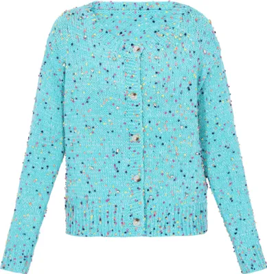 Produktbild von ebeeza damen strickjacke - türkis blau, L