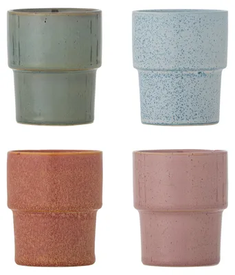 Obrázok produktu pre Bloomingville 82072580, Set, 0,15 L, Rôzne farby, Kamenina, Pohár, Univerzálne
