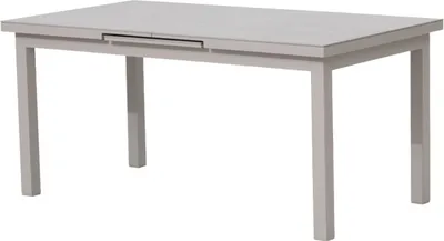 Produktbild von Primaster Gartentisch ausziehbar Aluminium Rhodos 167/217 x 90 cm hellgrau