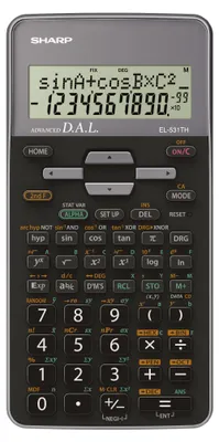 Image de SHARP SH-EL531THGY SHARP EL-531TH grau Schulrech.