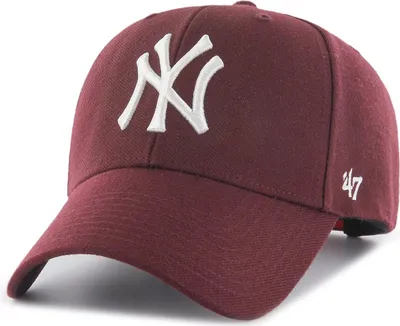 Produktbild von 47 Brand Snapback Cap - MLB New York Yankees dunkel maroon