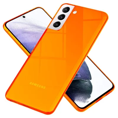 Obrázek produktu pro NALIA Neonové pouzdro na mobilní telefon Samsung Galaxy S21+, průhledný silikonový kryt Orange