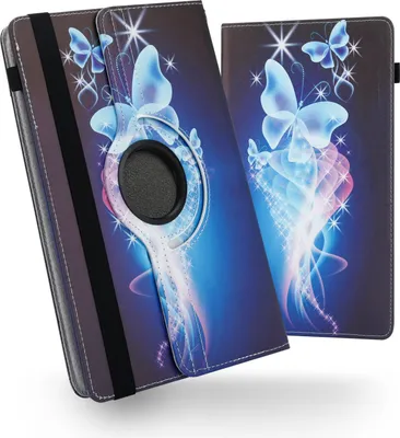 Produktbild von Schutzhülle 360 Drehbar Tablet Hülle 10 10,1 10,2 10,3 10,4 10,5 11 Zoll TascheFarben:Motiv 25