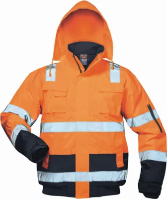 Produktbild von SAFESTYLE Bekleidung Warnschutz Pilotenjacke Jonas orange orange/marine Größe