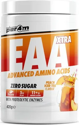 Produktbild von Per4m EAA Xtra (420g) Peach Iced Tea - Aminosäuren - EAA