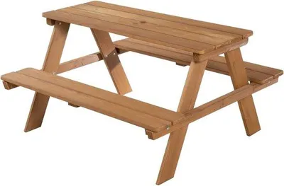 Immagine prodotto di Tavola da picnic in legno per bambini, per 4 persone