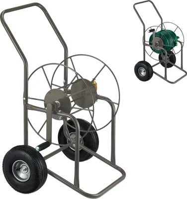Produktbild von relaxdays Brauner Schlauchwagen