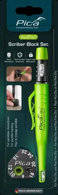 Zdjęcie produktu dla Marker do głębokich otworów Pica Dry Longlife Automatic Pencil + blok do rysowania Scriber – pomoc w znakowaniu