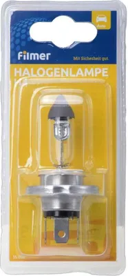 Produktbild von Halogenlampe H4 - 12 Volt - 60/55 Watt Autolampen Filmer 16010